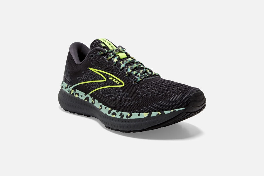 Brooks Running Shoes Womens Black/Green - Glycerin 19 Road - 0189-FRPEL